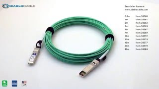 SFP Optical Active Fiber Direct Attach 10GB Cable [upl. by Wardieu]