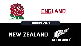 ENGLAND vs NEW ZEALAND I London 2024  Rugby Challenge 4 [upl. by Aikemehs657]