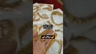 🪔🪔🪔🪔🪔🪔🪔🪔one gram gold jewelry long haram cz jewelrynecklace 1grm subscribe vire [upl. by Lalaj]