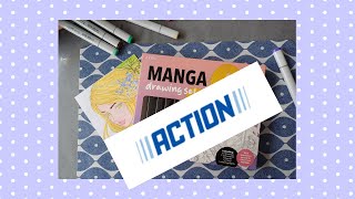 Manga Teken Set van Avec Test  10 Kleurplaten en 7 Markers  Verkrijgbaar bij Action [upl. by Lennox130]