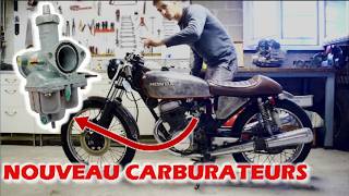 Nouveau carburateurs de refabrication pour la Honda 125 CB TWIN [upl. by Turoff916]