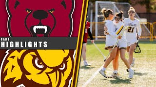 2024 Rowan Womens Lacrosse vs Ursinus  Game Highlights [upl. by Iretak]