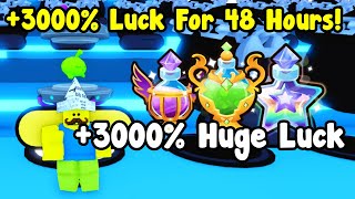 Opening New Egg With 3000 Luck For 48 Hours To Get These In Pet Simulator 99 [upl. by Zurn]