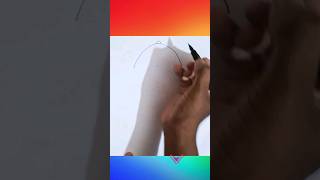 How to draw a Girl with capeasy drawing how viral trending shorts youtubeshorts [upl. by Alakim396]