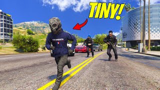 I Survived A Bounty Being Tiny In GTA 5 RP [upl. by Atteloj]