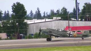 Messerschmitt Bf109E3 Emil  Flying Heritage Collection [upl. by Ahsienad69]