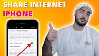 How to Share Internet on iPhone  Set Up Hotspot StepbyStep [upl. by Amaj686]