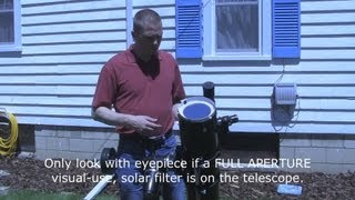 How to view the Sun safely  eclipses sunspots [upl. by Maurice]