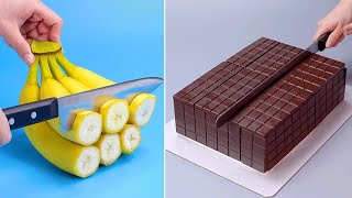 10 Fancy Cake Decorating For Beginner  Quick amp Easy Chocolate Cake Recipe  Perfect Cake Ideas [upl. by Ttekcirc]