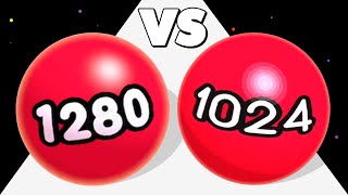 BALL ROAD 2048 vs BALL MASTER  Satisfying ASMR Gameplay [upl. by Onstad]