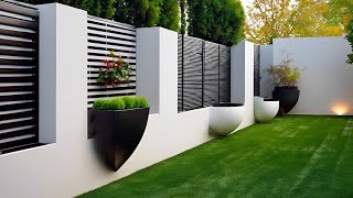 200 Backyard Fence Designs 2024 Home Garden Boundary Wall Design Ideas Garden Wall Decoration Ideas [upl. by Drobman]