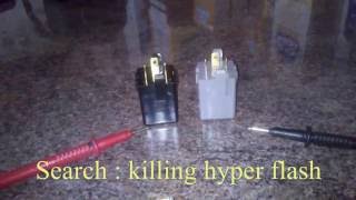 Killing LED Hyper Flash  Flasher Relay Modification [upl. by Mohn]