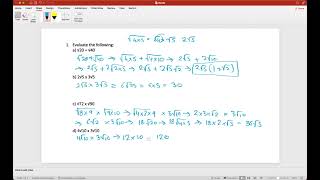 Surd Part 2 Foundation and Higher  GCSE Edexcel Maths [upl. by Pittel]