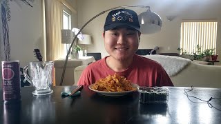 ASMR Mukbang  Kimchi Fried Rice with Seaweed [upl. by Valentino]