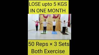 LOSE Up to 5 KG In One Month  Full Body Weight Lose Exercise at Home trending viralvideo shorts [upl. by Coriss289]