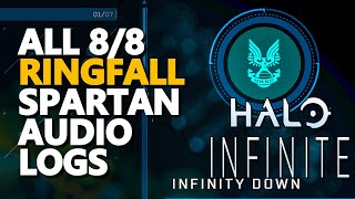 All Ringfall Spartan Audio Logs Halo Infinite [upl. by Margeaux211]