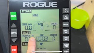 How To Change Miles  Mi  into Kilometres  Km  on a Rogue Echo Bike [upl. by Denie]