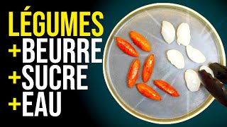 Comment faire des légumes glacés  à blanc et à brun [upl. by Melville668]