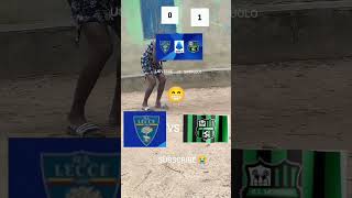 uslecce Vs sassuolo football funny share footballfans funny comedy subscribe cr7 [upl. by Fee]