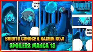 EXPLICADO BORUTO CONOCE A KASHIN KOJI❌KASHIN USO INVOCACION INVERSA❌SPOILER CAP13 [upl. by Hgiellek]