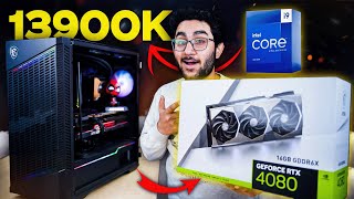 RTX 4080 is INSANE🔥Intel Core i9 13900K PC Build Ft MSI [upl. by Llewxam]