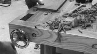 Roubos German cabinet makers bench featuring the Benchcrafted Tail Vise [upl. by Atews]