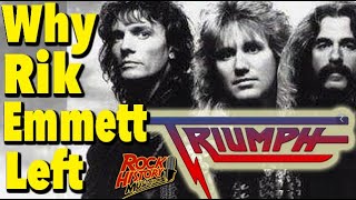 Rik Emmett On Why He Left The Band Triumph [upl. by Lokim]