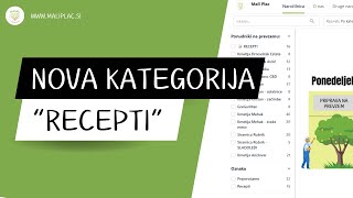 NOVA KATEGORIJA Recepti [upl. by Unders]