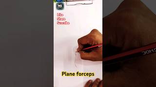 Plane Forceps Skech diagram shorts shortsfeed viral [upl. by Ttenneb161]