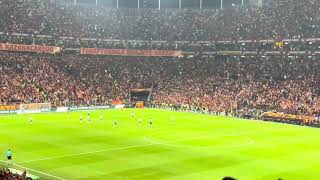 Galatasaray Beşiktaş Davinson Sanchez Gol Tribün Çekimi 4K [upl. by Orson]