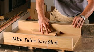 Mini Table Saw Sled Perfect Cuts Every Time [upl. by Hun]