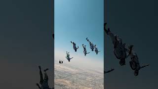 Different journeys one sky 😍 PlugAndPlay Skydiving Weekend SkydiveDubai [upl. by Adihahs40]