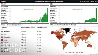 Coronavirus Live Tracker Of COVID19 Cases Worldwide April 8 [upl. by Adaran698]