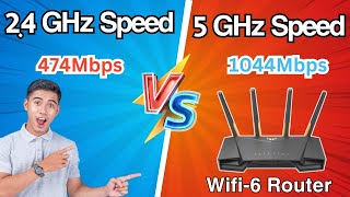 24 GHz vs 5 GHz WiFi Speed Test  Wifi Speed amp Range Comparison [upl. by Canute]