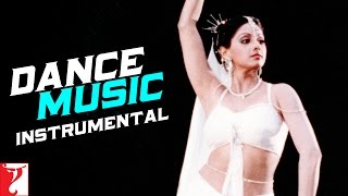 Dance Music  Instrumental  Chandni  Sridevi  ShivHari [upl. by Neyu]