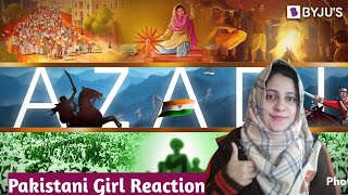 Azadi  A Tribute To Great Indias Freedom Fighter Reaction  Byju Azadi Tribute [upl. by Biel]