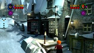 LEGO Harry Potter Walkthrough  Year 3  Hogsmead  Melting the Snowman  WikiGameGuides [upl. by Roosnam]