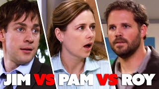 Jim VS Pam VS Roy  The Office US  Comedy Bites [upl. by Eadrahs]