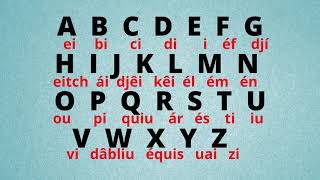 ALFABETO ABCD EM INGLÊS  ALPHABET ABCDEFGHIJKLMNOPQRSTUVWXYZ [upl. by Roper]