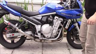 Suzuki GSF650S Black Widow GP exhaust [upl. by Etty]