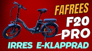 Fafrees F20 Pro im Härtetest Kann ein günstiges EKlapprad im Test wirklich überzeugen 🚲💥 [upl. by Rox858]