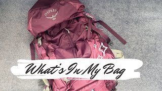 🇳🇿 What’s In My Bag Overnight Walk Osprey  Kathmandu  Macpac [upl. by Petunia]