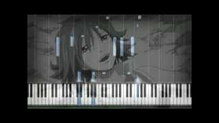 Fairy Tail Sad Theme Piano Synthesia [upl. by Eicyac939]