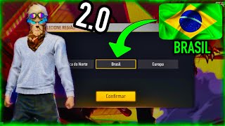 COMO CAMBIAR DE REGION EN FREE FIRE  2024  BRASIL Y CUALQUIER OTRA REGION  FREEFIREE [upl. by Skolnik]