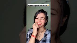 Song Lyrics Prank on My BestFriend😝😁  SUBSCRIBE Plzz💜😉 bts relatable btsarmy shorts [upl. by Goulette]