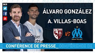 Metz  OM l La conférence dÁlvaro González amp dAndré VillasBoas 🎙 [upl. by Ruelle]