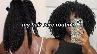 MY HAIR CARE ROUTINE FOR GROWTH ON NATURAL HAIR  type 4 ✨🙌🏾 [upl. by Janelle65]