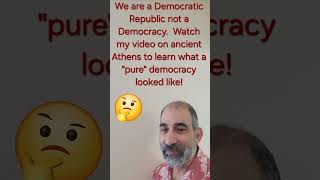 If you want to learn what a Democracy looks like watch my video on Ancient Athens [upl. by Nivlad]