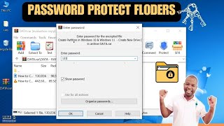 How to password protect files and folders in Windows 10  Tutorial [upl. by Rehposirhc]