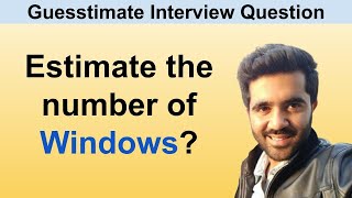 IMPORTANT Guesstimate question Guesstimate interview questions and answers interviewprep jobs [upl. by Weinhardt]